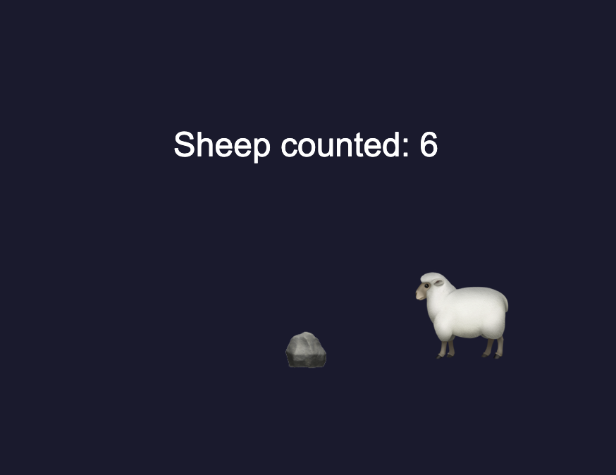 Sheep Counting Exercise